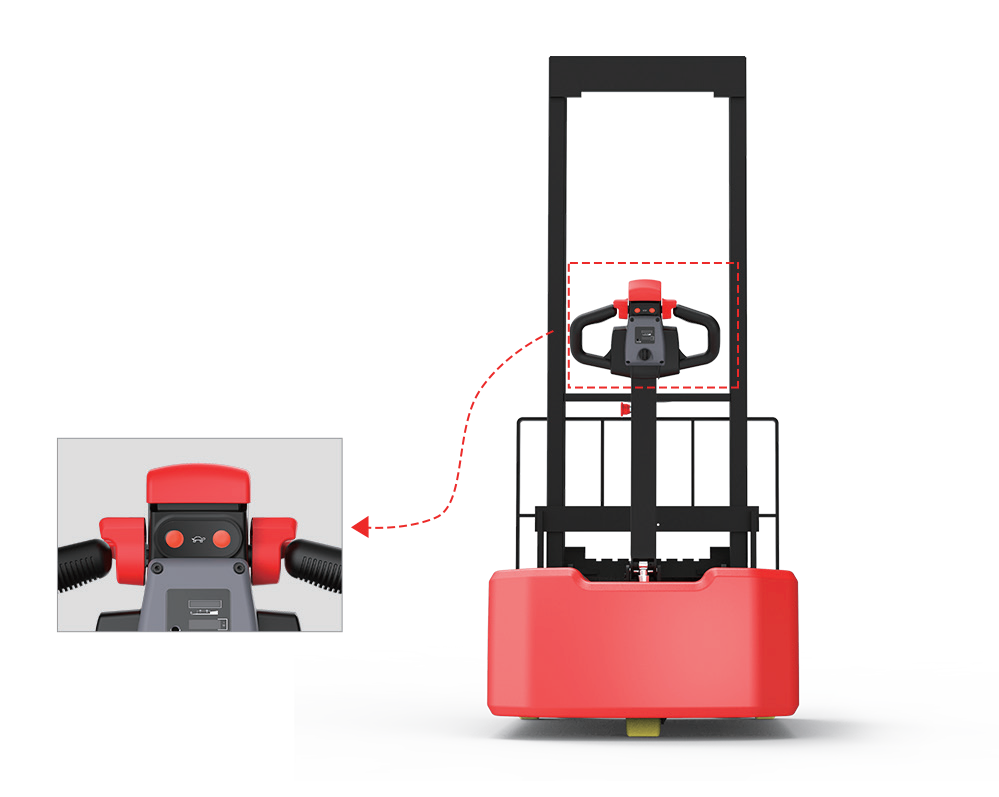 VLIFT 0.6/1.0 Ton Electric Counterbalance Forklift - Compact Design, Strong Load Capacity for Industrial Applications 6