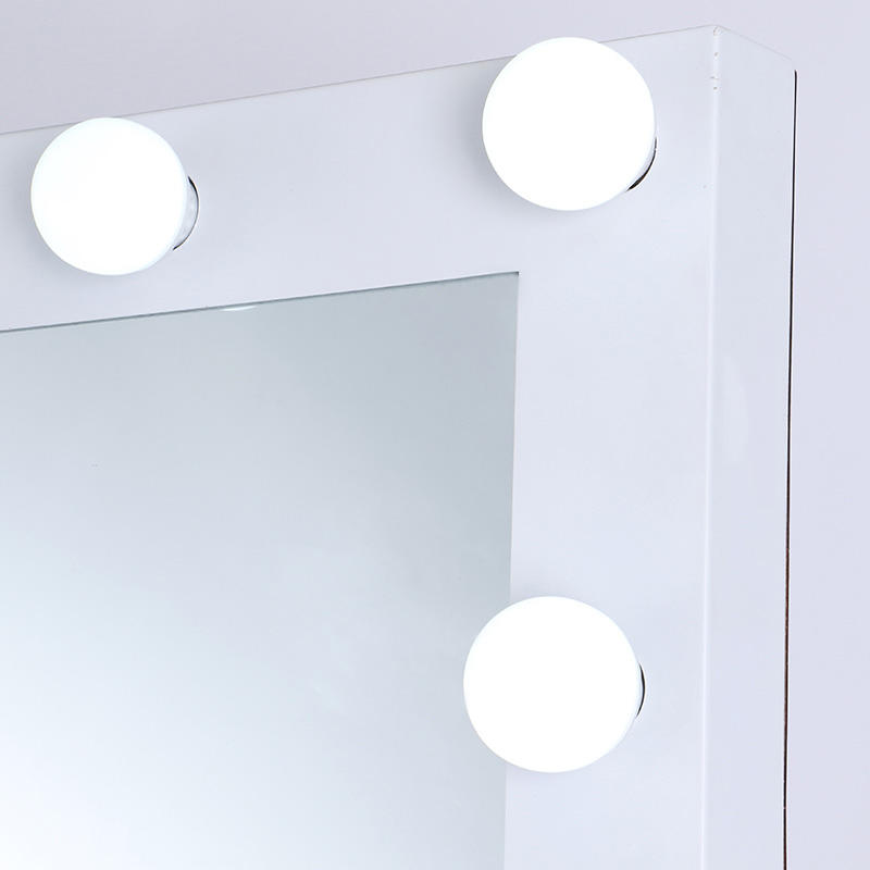 Specchio da pavimento a figura intera con touch screen intelligente per parrucchiere illuminato a LED BWLLNI 8