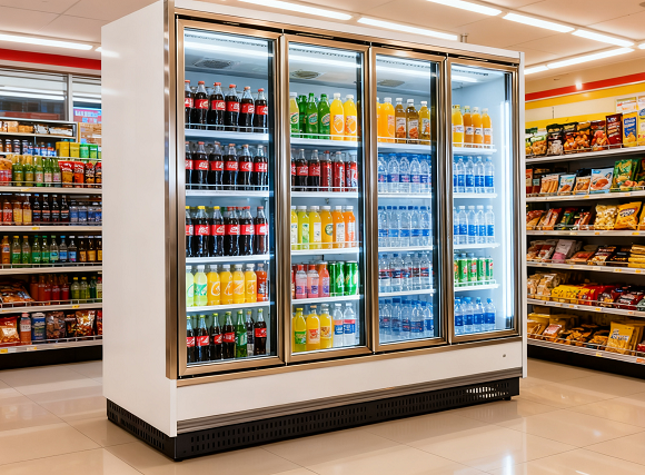 Professional Glass Door Display Refrigerator | Commercial Merchandiser | Kaesid 3