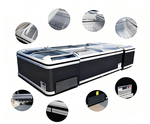 Kaesid Supermarket Display Freezer with Advanced Controls & LED Lighting | Energy Efficient & Reliable 1