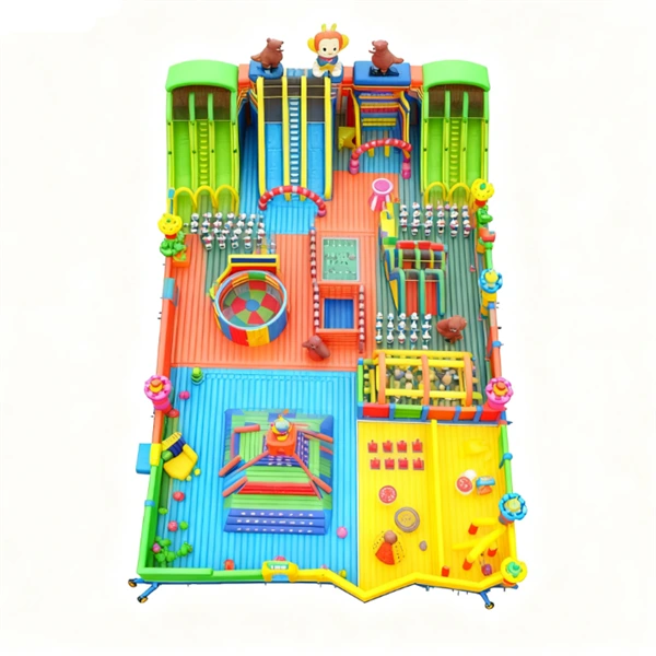 Inflatable Amusement Park Fun City Playground 1