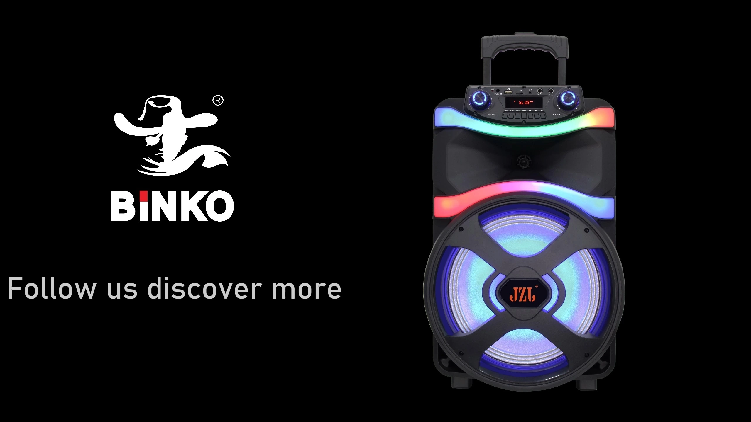 Altavoz BiNKO de alto rendimiento y moderno, subwoofer de graves, inalámbrico, para exteriores, TWS, Bluetooth 5.0 1