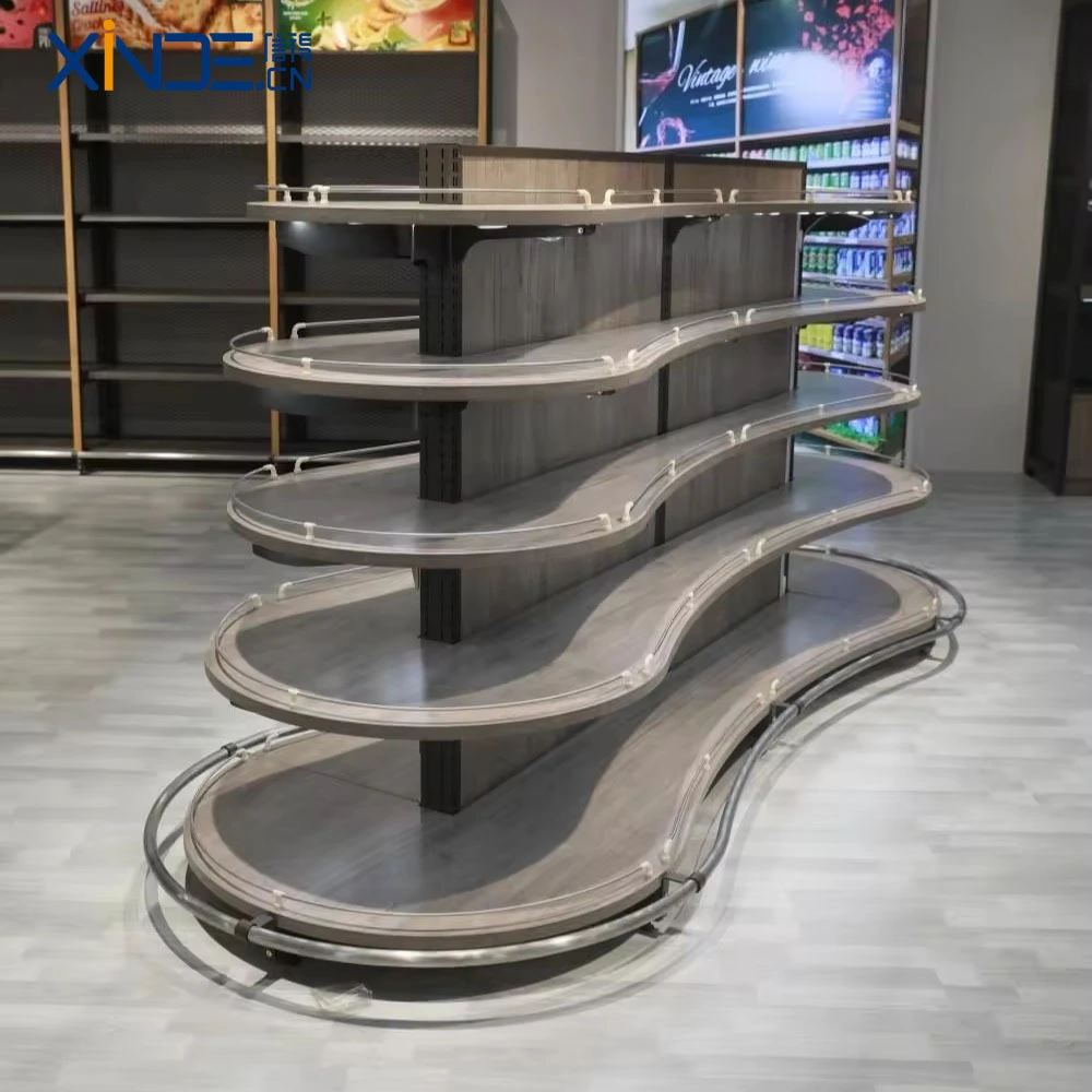 Maximice las ventas con góndolas de isla de doble cara personalizables: Central Supermarket Display Solutions 1