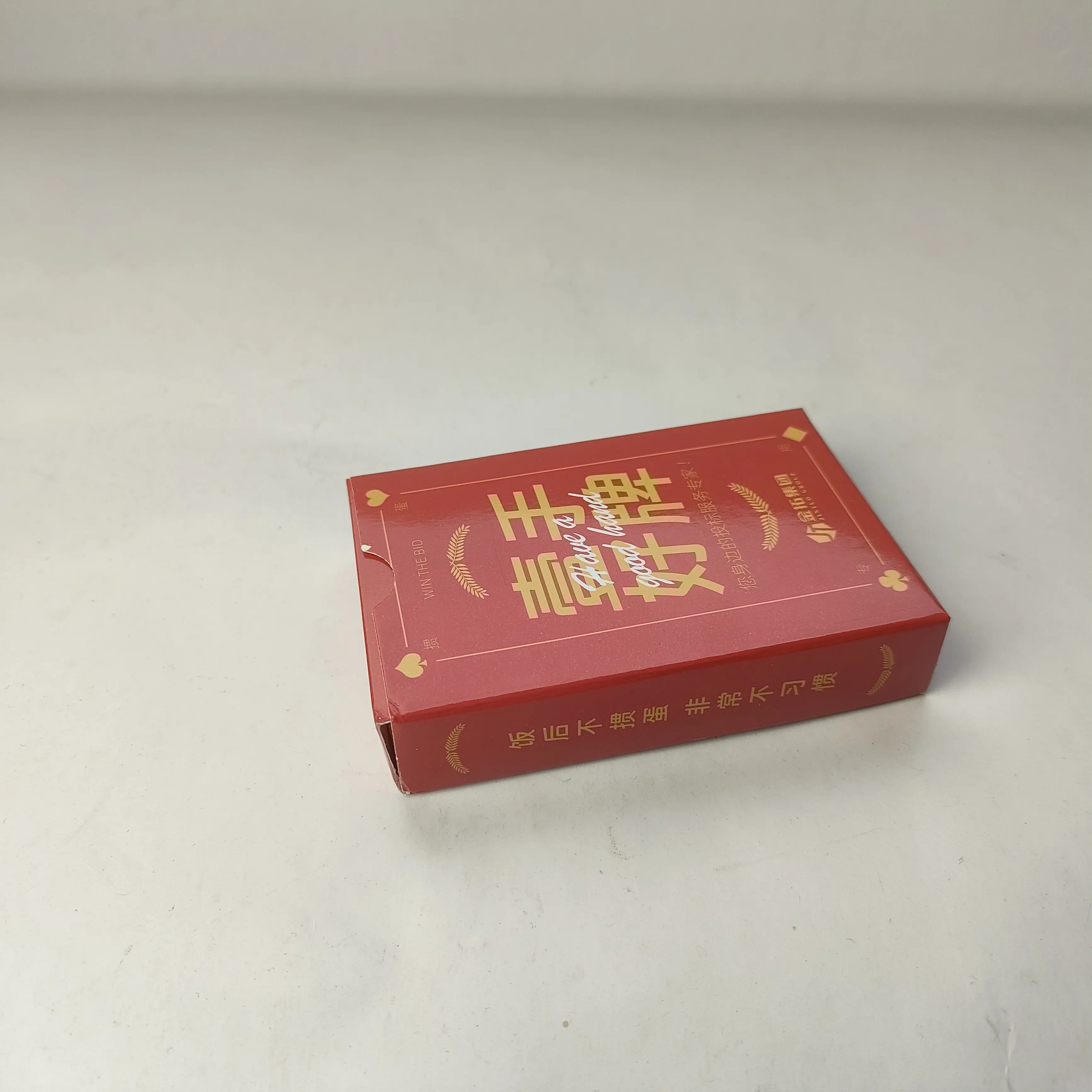 Maßgefertigte Spielkarten für Bau- und Technologiemarken – JinTuo Group Corporate Poker Deck für Marketing und Kundenbindung 1