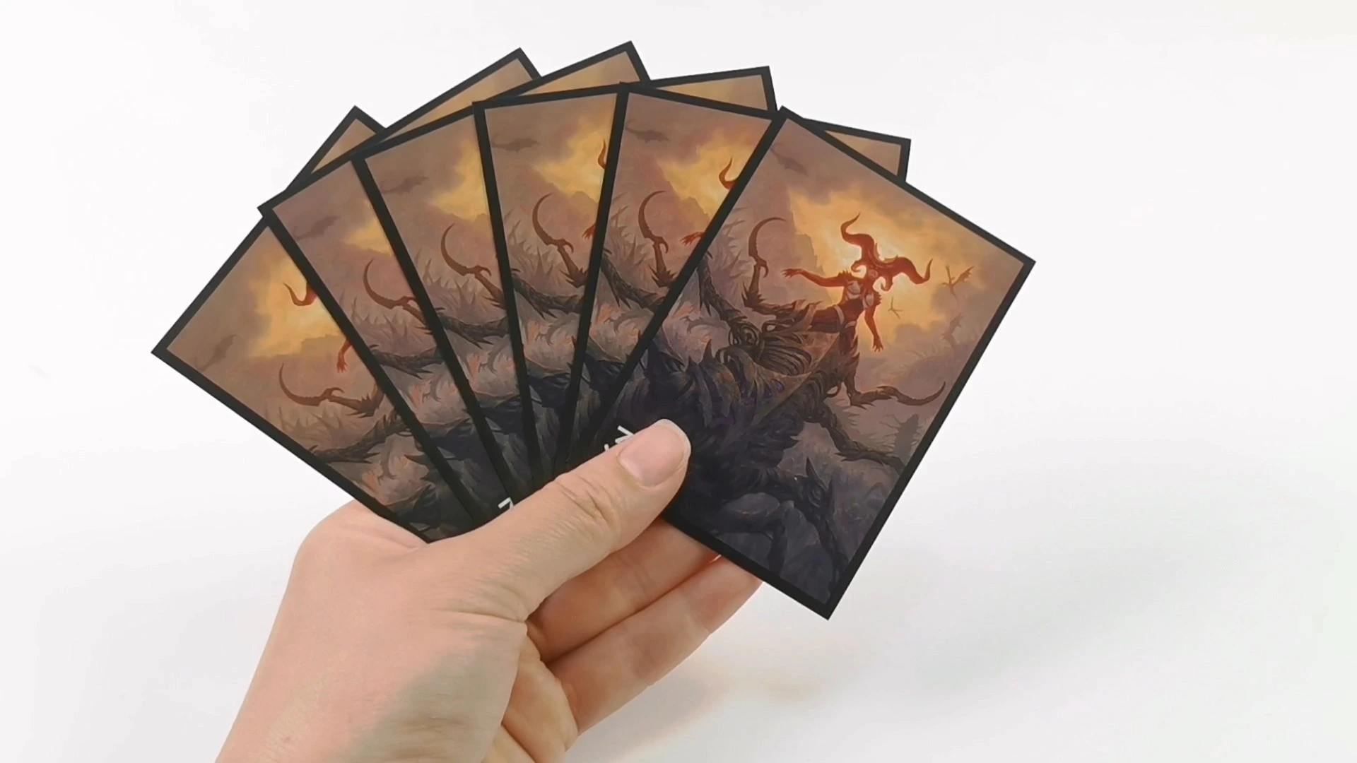 100 fundas holográficas para tarjetas, color negro mate, para cartas coleccionables, juegos, fotos y deportes. 1