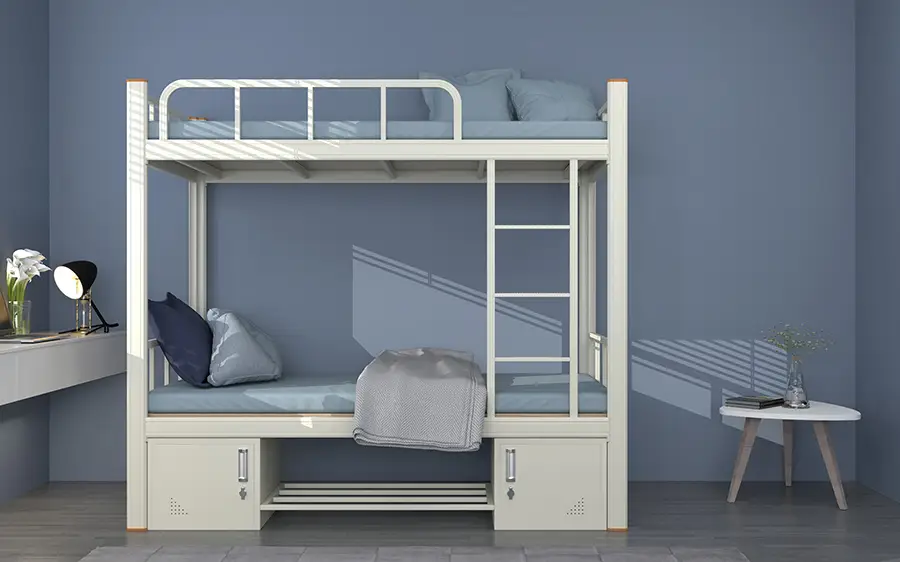 Portable double-decker beds for workers' dormitories at construction sites 1