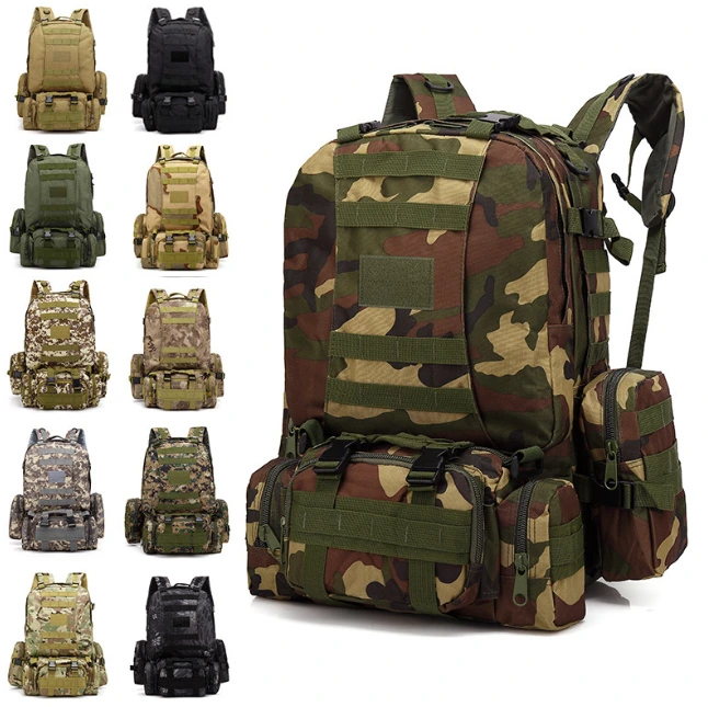 Wholesale from Manufacturer: Multi-Functional Tactical Hiking Backpacks, Outdoor Camouflage Double-Shoulder Backpacks, Combo Backpacks & Travel Backpacks 1