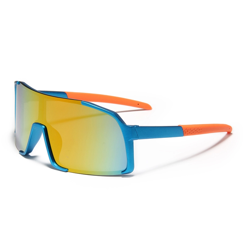 SK4714 Wholesale One Piece Nasal Pad Fashion Punk Sun Glasses Cycling Luxury Brand Designer Boy and Girl Sport Sunglasses for Children Custom Sunglasses Manufacturers 1