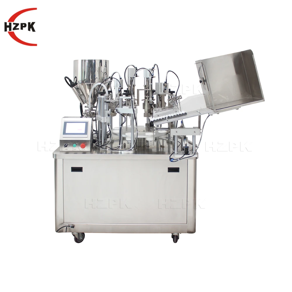Semi-Automatic Rotary Multi-Station Aluminum Tube Filling And Folding Sealing Machine 1