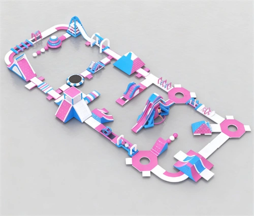 Giant Inflatable Floated Water Park 1