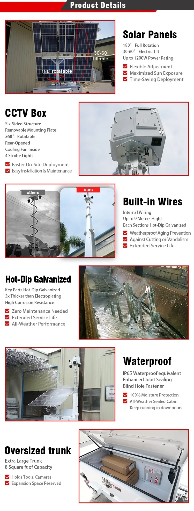 Portable Solar Generator Trailer by BIGLUX 5