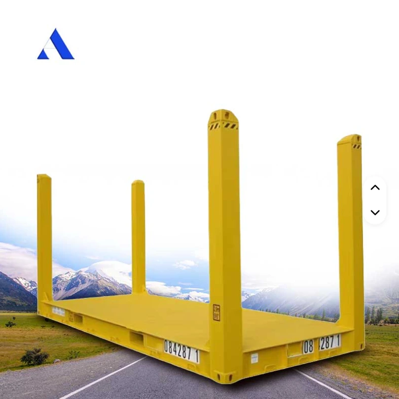 20ft Corten Steel Fixed Corner Post Flatrack Shipping Container with CSC Certified 1