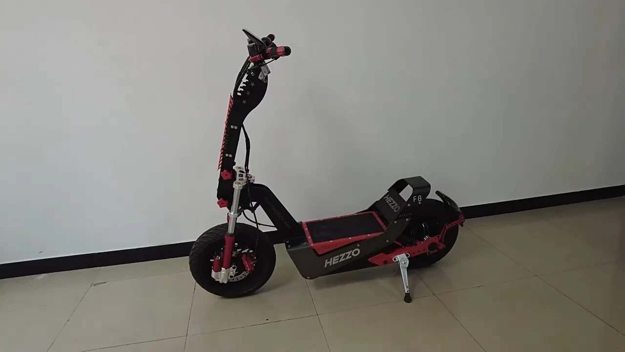 Customization 8000W 72V 16 Fat Tire NFC Escooter Electric Scooter With Seat Electric F8 Electric Scooter for Adult 1