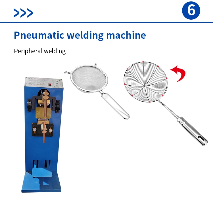 High-Efficiency Lndustrial-Grade Jinchun Pedal-Controlled CNC Spot Welding Machine for Kitchen Utensil Spatula Production Line Equipment 1