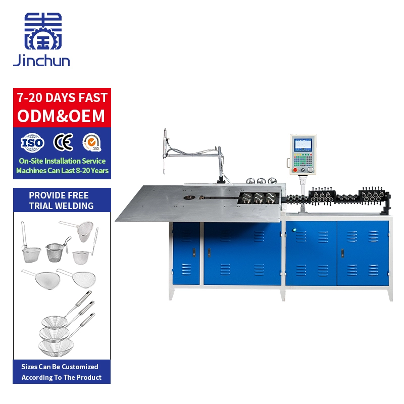 High-Precision Industrial-Grade Jinchun 2D CNC Wire Bending Machine for Kitchen Utensil Spatula Production Line 1