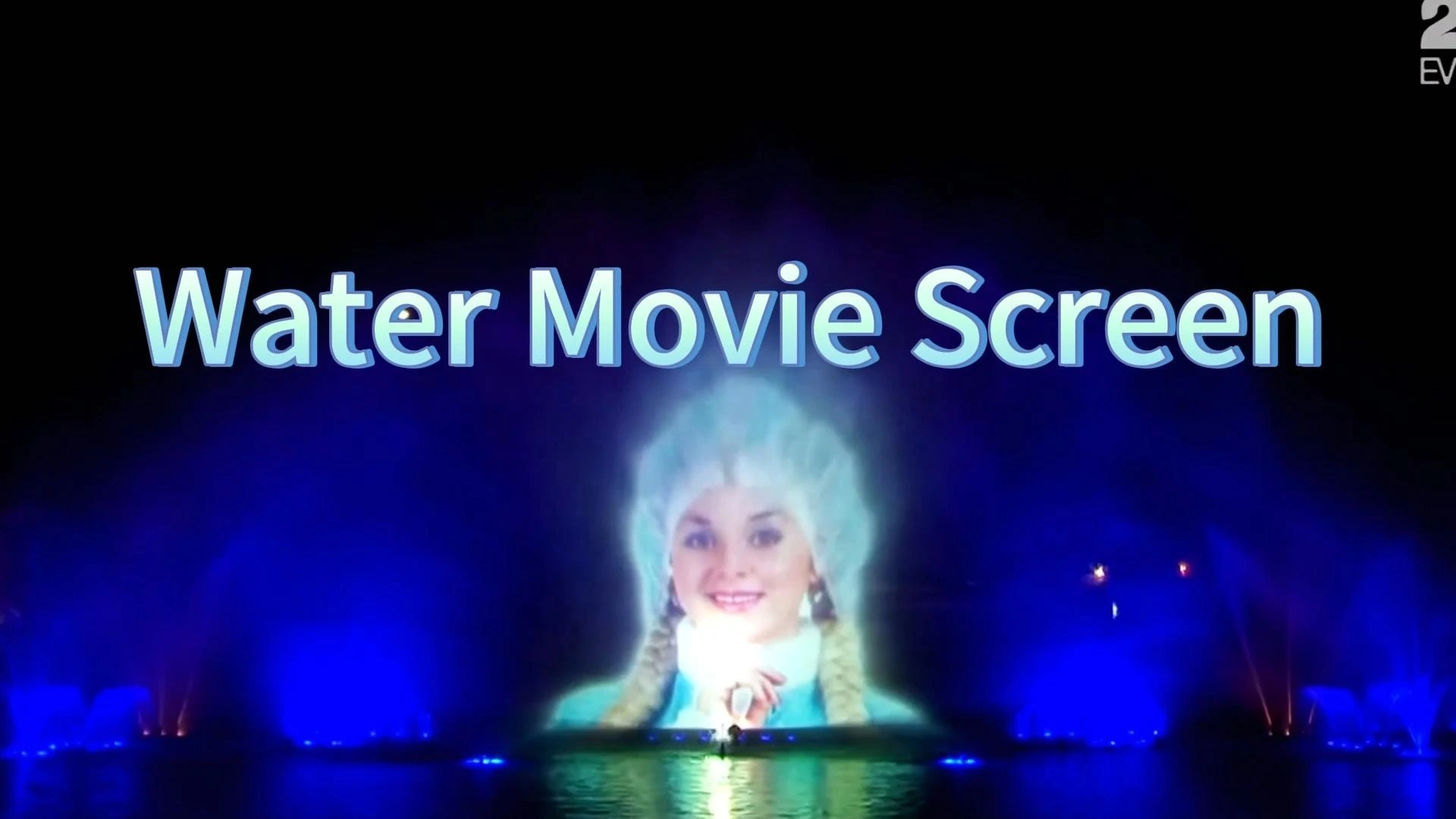 Water Crown Robust Construction Water Resistant 3D Water Movie Screen 1