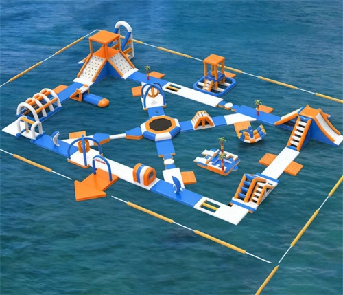 Parque acuático flotante inflable personalizado para adultos 1