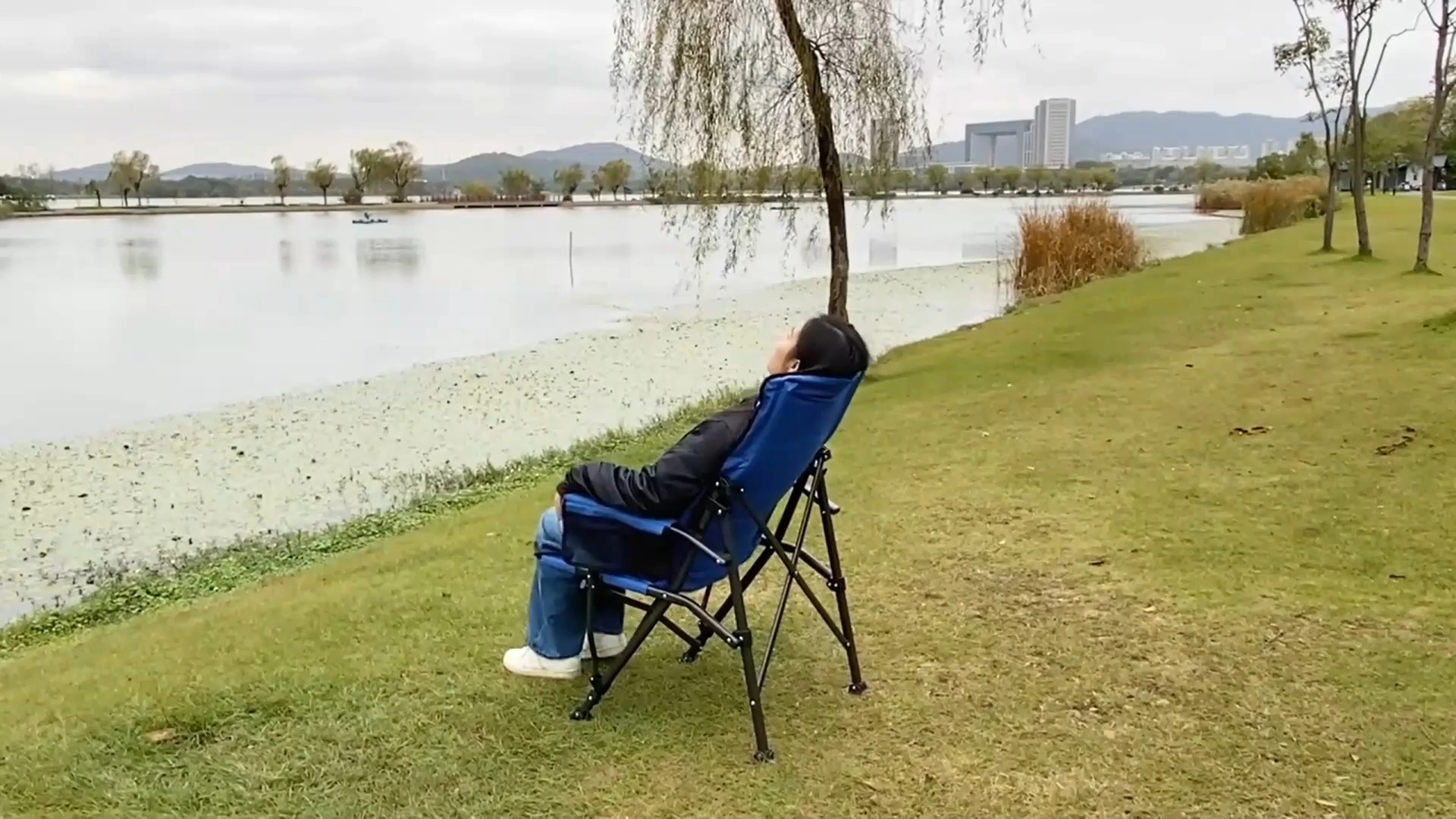 Adjustable Stainless Steel Folding Chair for Outdoor Leisure Large Height Thick Beach Backrest for Garden Camping Car Use Parks No reviews yet 1