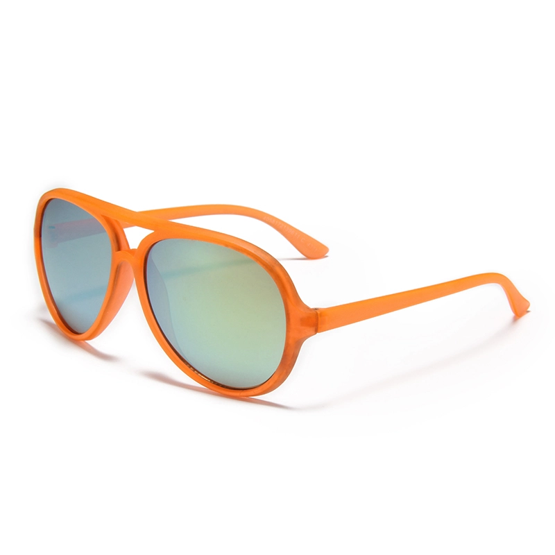 SK4724 Модные и универсальные детские солнцезащитные очки-авиаторы - разноцветная оправа, защита UV400 для мальчиков и девочек, индивидуальные детские солнцезащитные очки 1