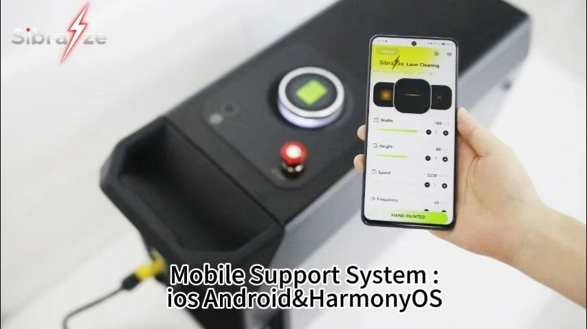 100w 200w 300w Air Cooled Laser Cleaning Machine Rust Removal Handheld Fiber Laser Cleaning Machine 1