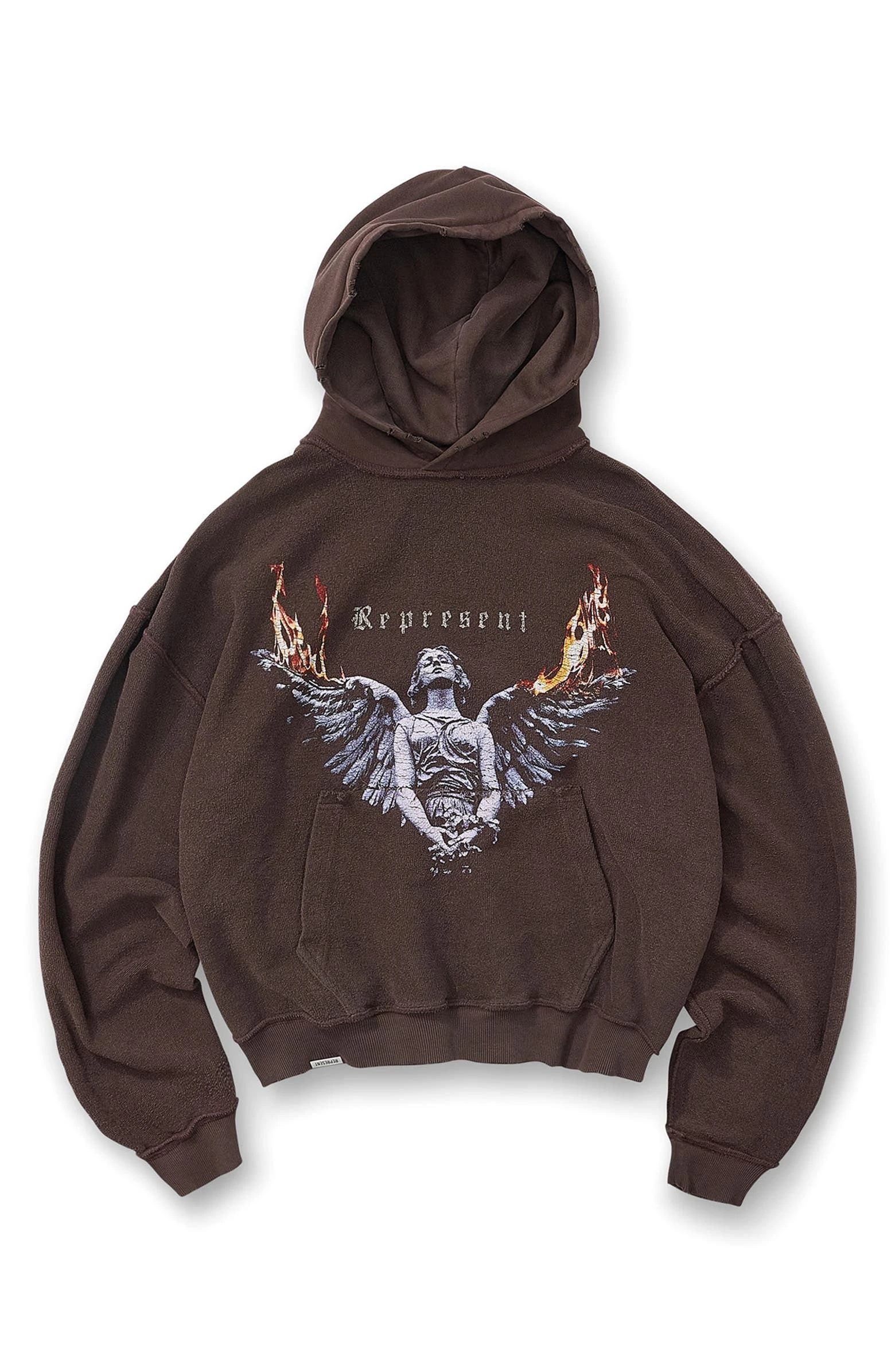 Custom Clothing Manufacturer Digital Printing Graphic Distressed 420g Cotton Hoodie with Pocket 1