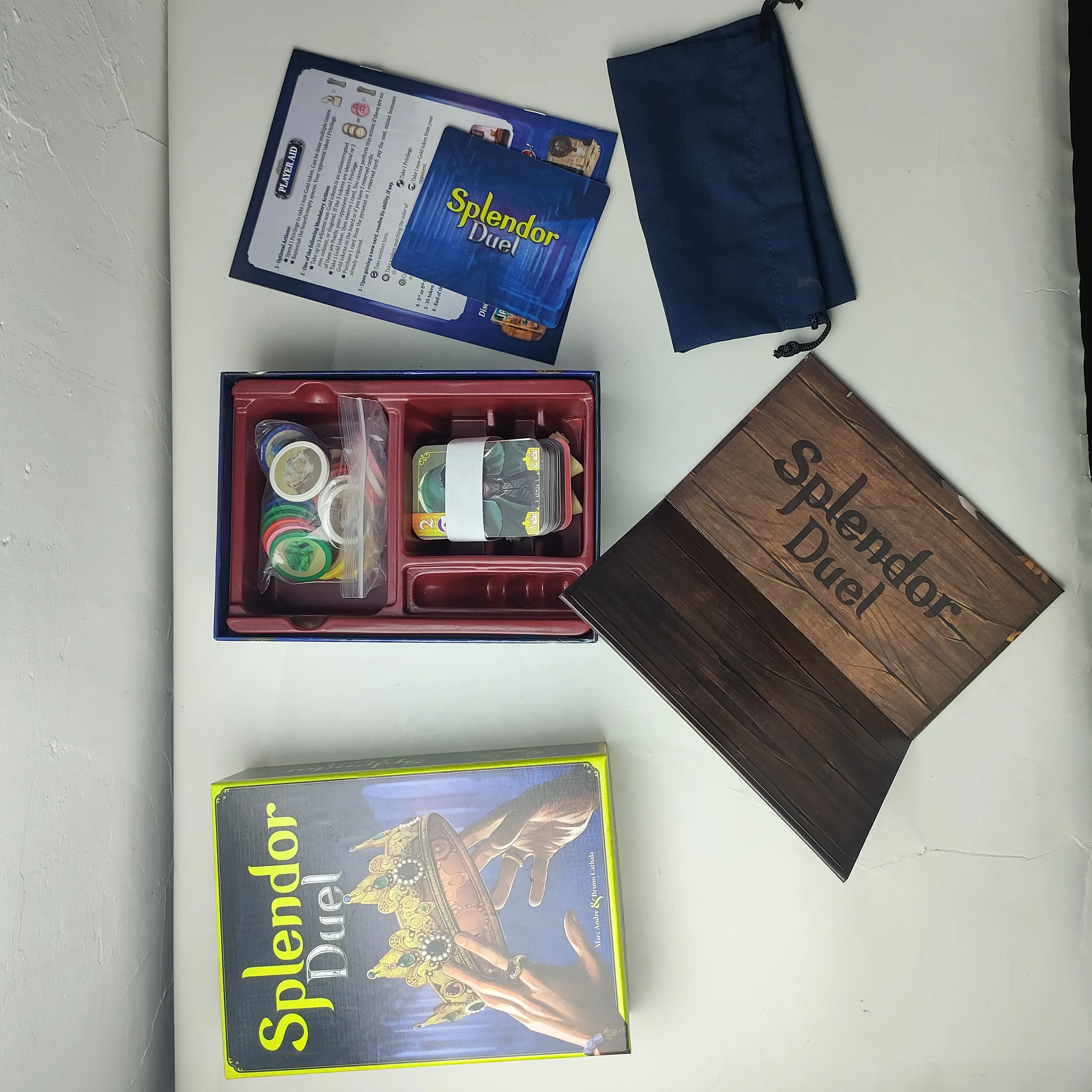 Splendor Duel Brettspiel – Strategisches Luxus- und Ressourcenmanagement-Kartenspiel für 2 Spieler 1