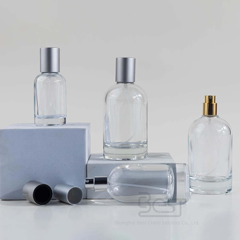 Luxury Round Perfume Bottle Set | 30/50/100ml with Sprayer & Box | Private Label Ready BEST-23314 1