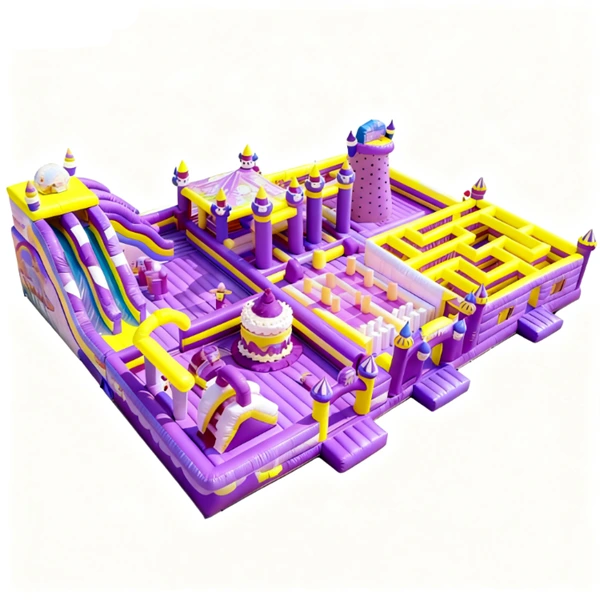 Parque de castillos hinchables con temática de castillos temáticos 1