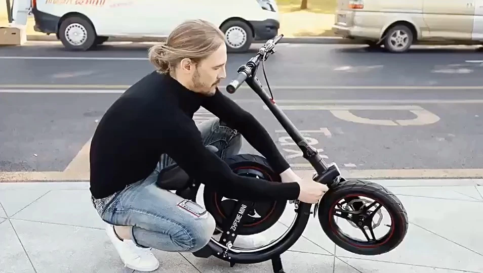 China 14inch 350w Folding Electric Bicycle 36v Lithium Battery Aluminum Alloy Cheap Fat Tire E-Bike Electric Bicycle Electric 1