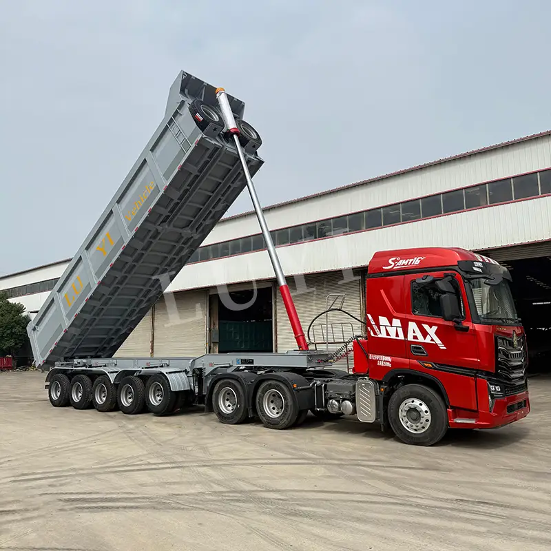 5-Axle 80-Ton Dump Semi-Trailer Truck 1