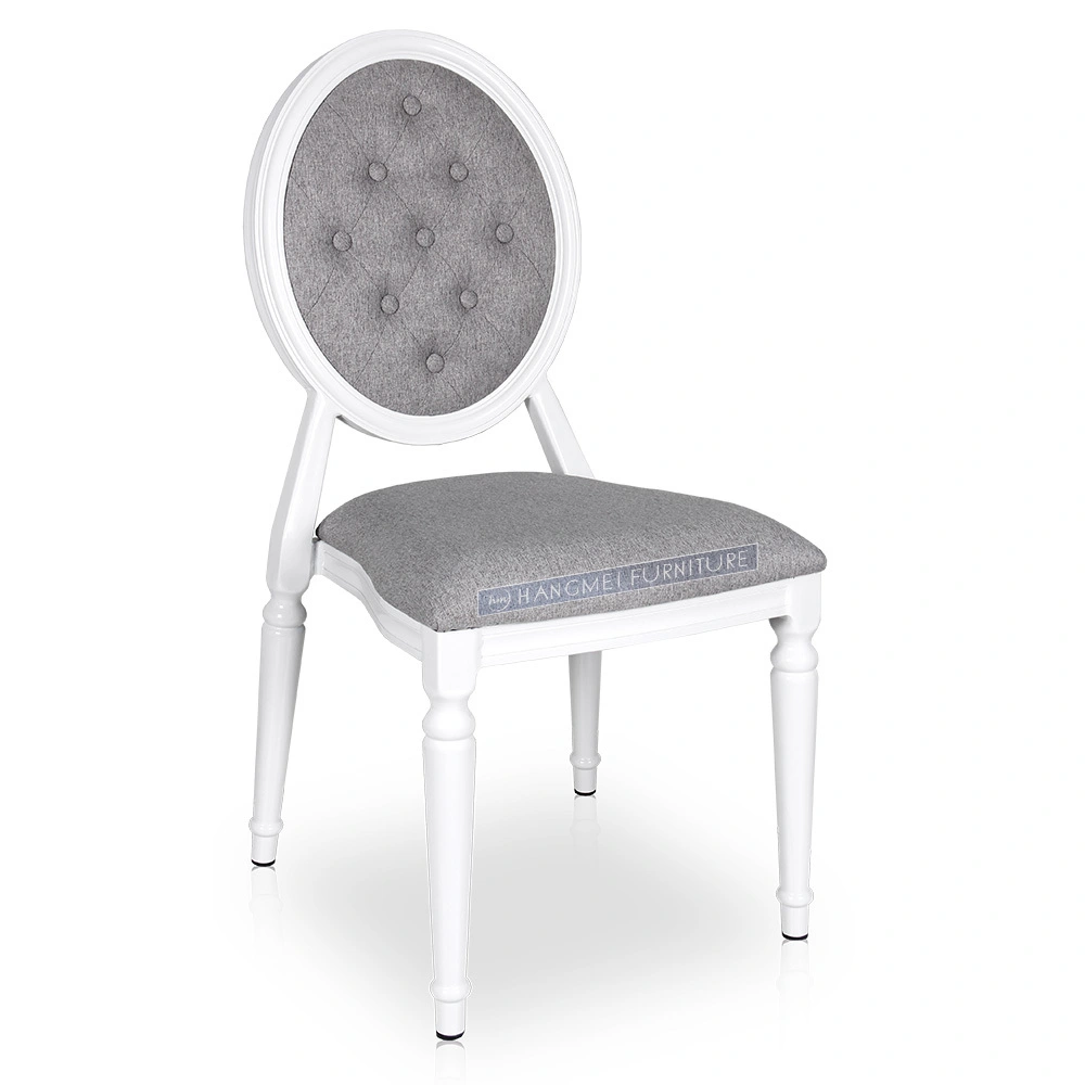Stackable Metal Frame Wholesale Commercial Hotel Round Banquet Hall Seating Dining Chair 1