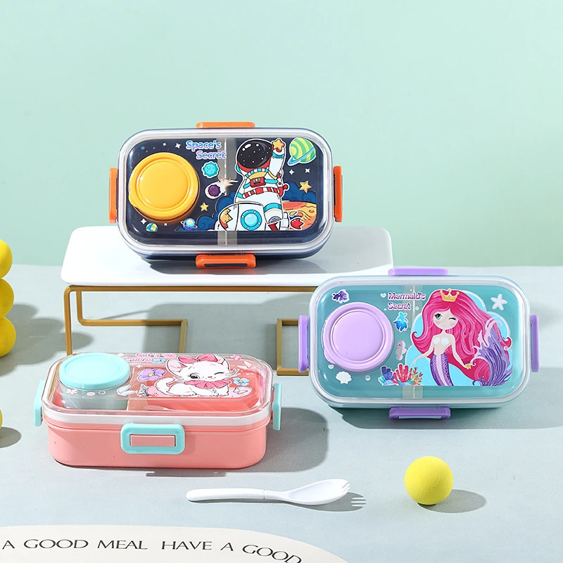 Hongxing Healthy Bento Box Lunches, Portable Cafeteria Lunch Box for Children and Students 1