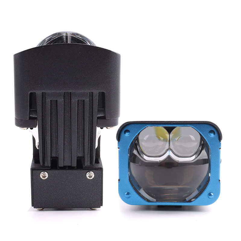 Dual Lens 1.5 Inch Matrix Led Projector Headlight Lens 55W Super Brigh High Low Beam Laser Matrix Led Projector Lens 1