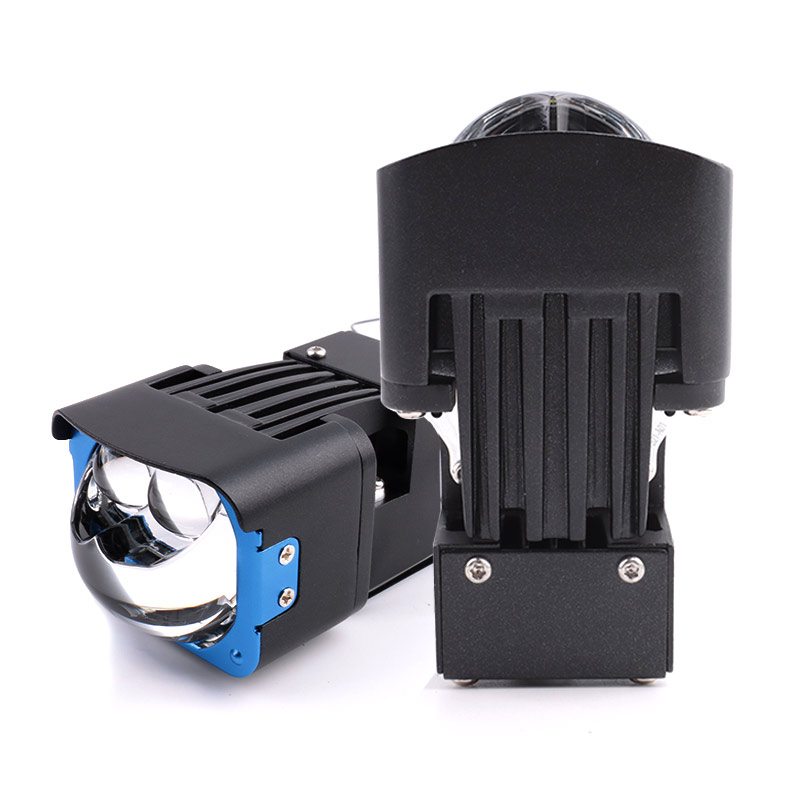 Dual Lens 1.5 Inch Matrix Led Projector Headlight Lens 55W Super Brigh High Low Beam Laser Matrix Led Projector Lens 5