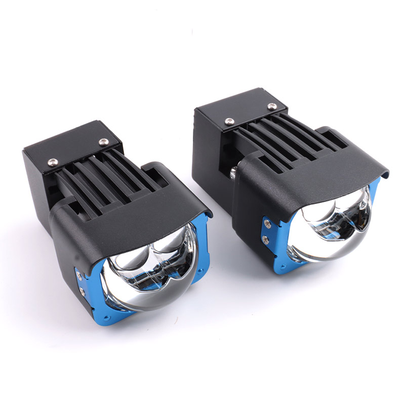 Dual Lens 1.5 Inch Matrix Led Projector Headlight Lens 55W Super Brigh High Low Beam Laser Matrix Led Projector Lens 4