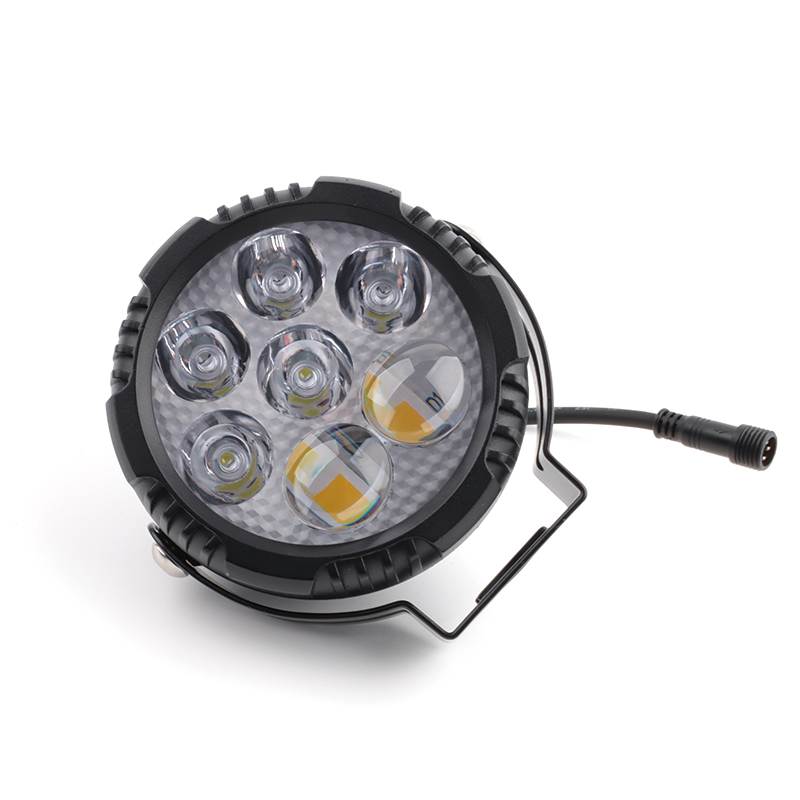 200W 13000LM 7 Lens Motorcycle Auxiliary Lighting System Motorcycle LED Light Vehicle Spotlight Headlight 3