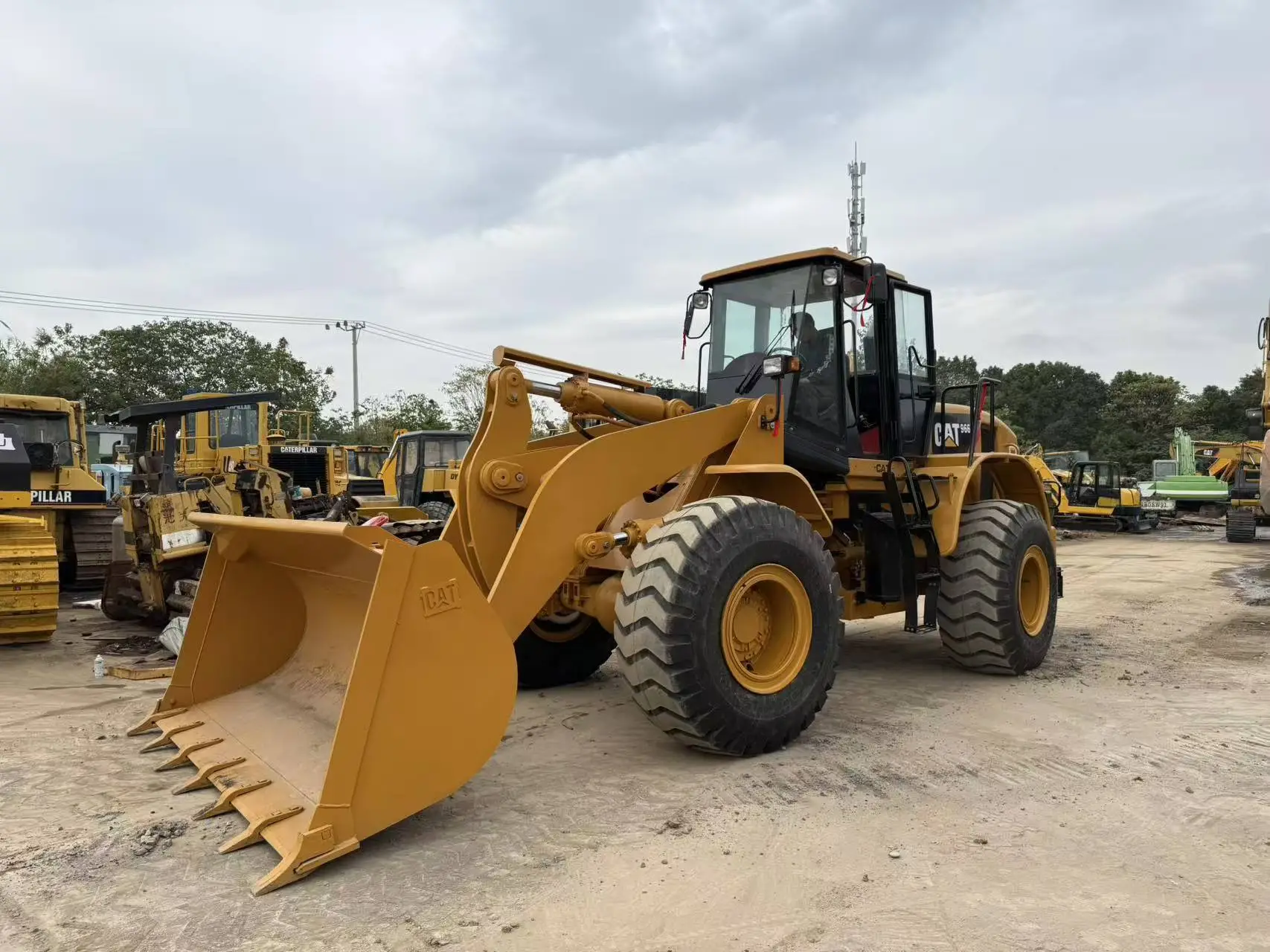 2019 CAT 966H 중고 휠 로더 중고 프런트 엔드 로더 고품질 1