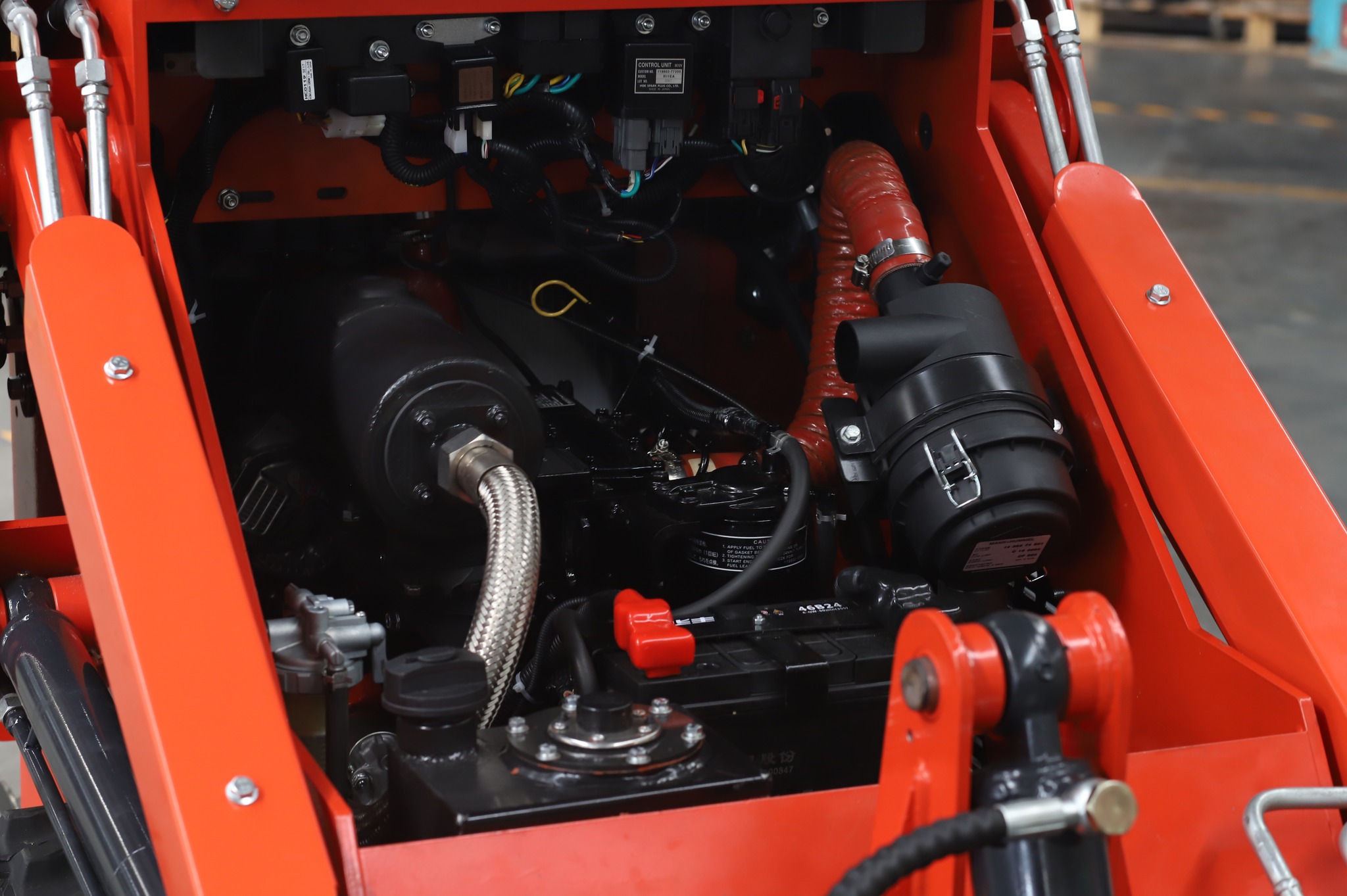 Chargeuse compacte à direction différentielle CE EPA Euro 5, moteur diesel, hydraulique intelligente, mini chargeuse compacte domestique 5
