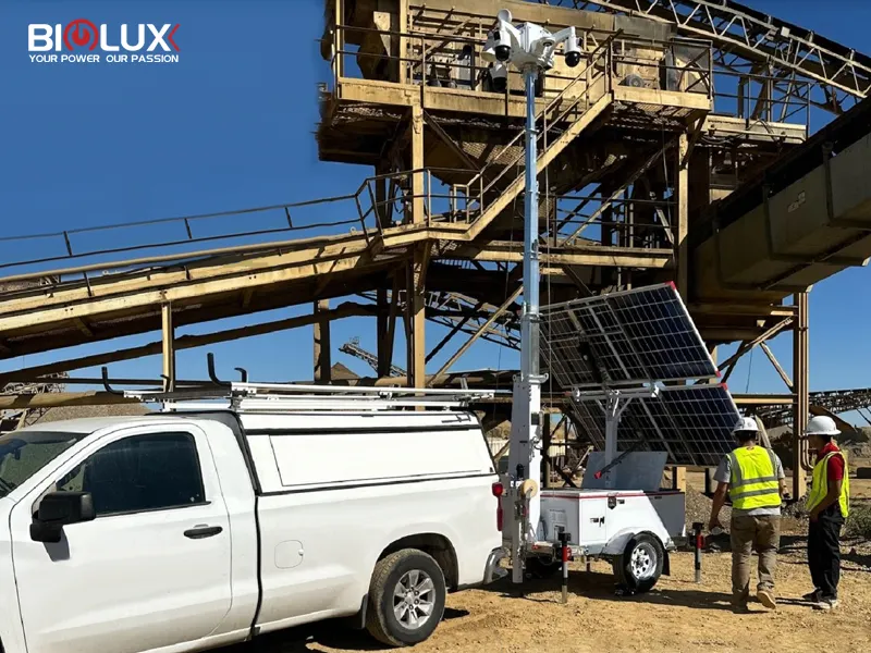 PRODUCTS Solar Cctv Trailer for Outdoor Parking Lot with Custom Services 5