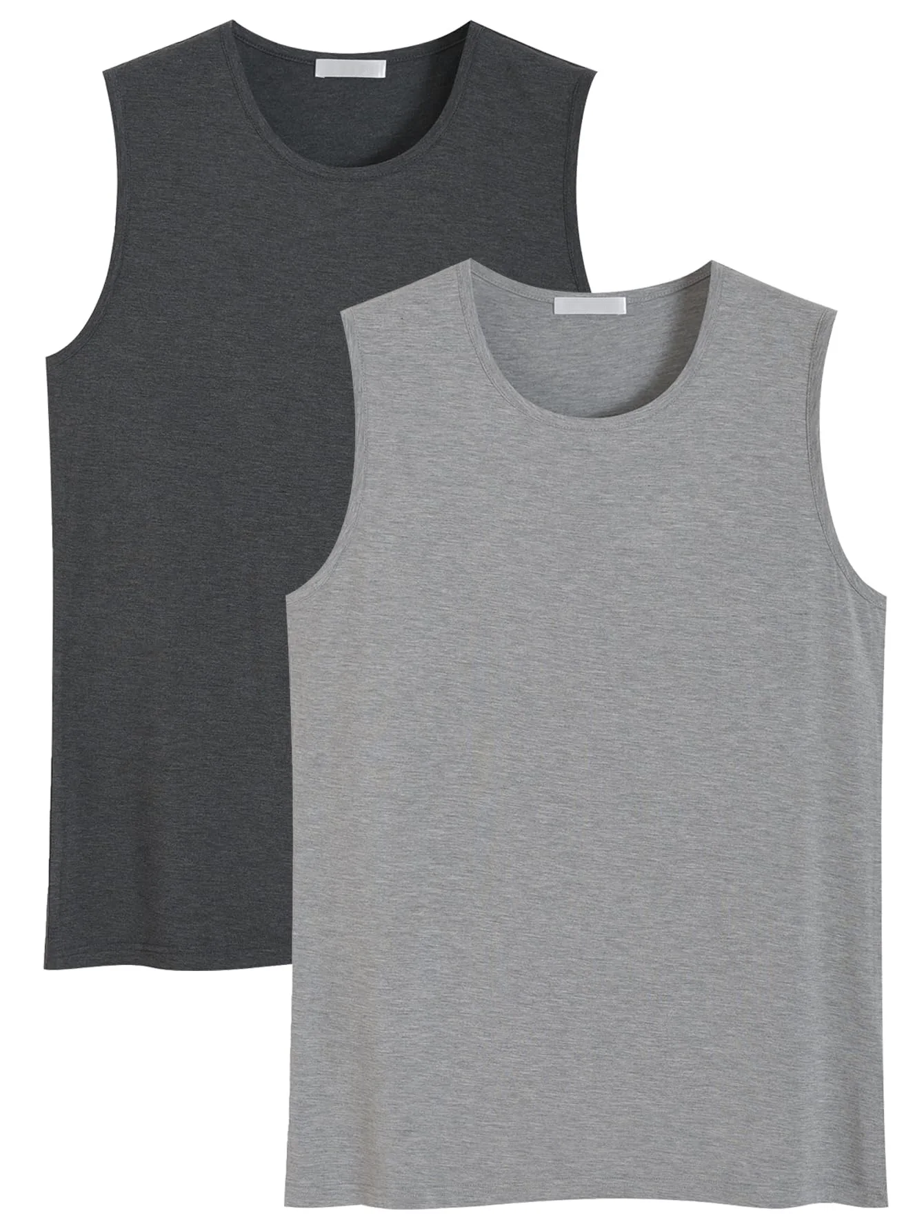 قميص رياضي بدون أكمام من الخيزران والفيسكوز بأكمام قصيرة وياقة دائرية، وزن 180 جرامًا - BBTS004 1