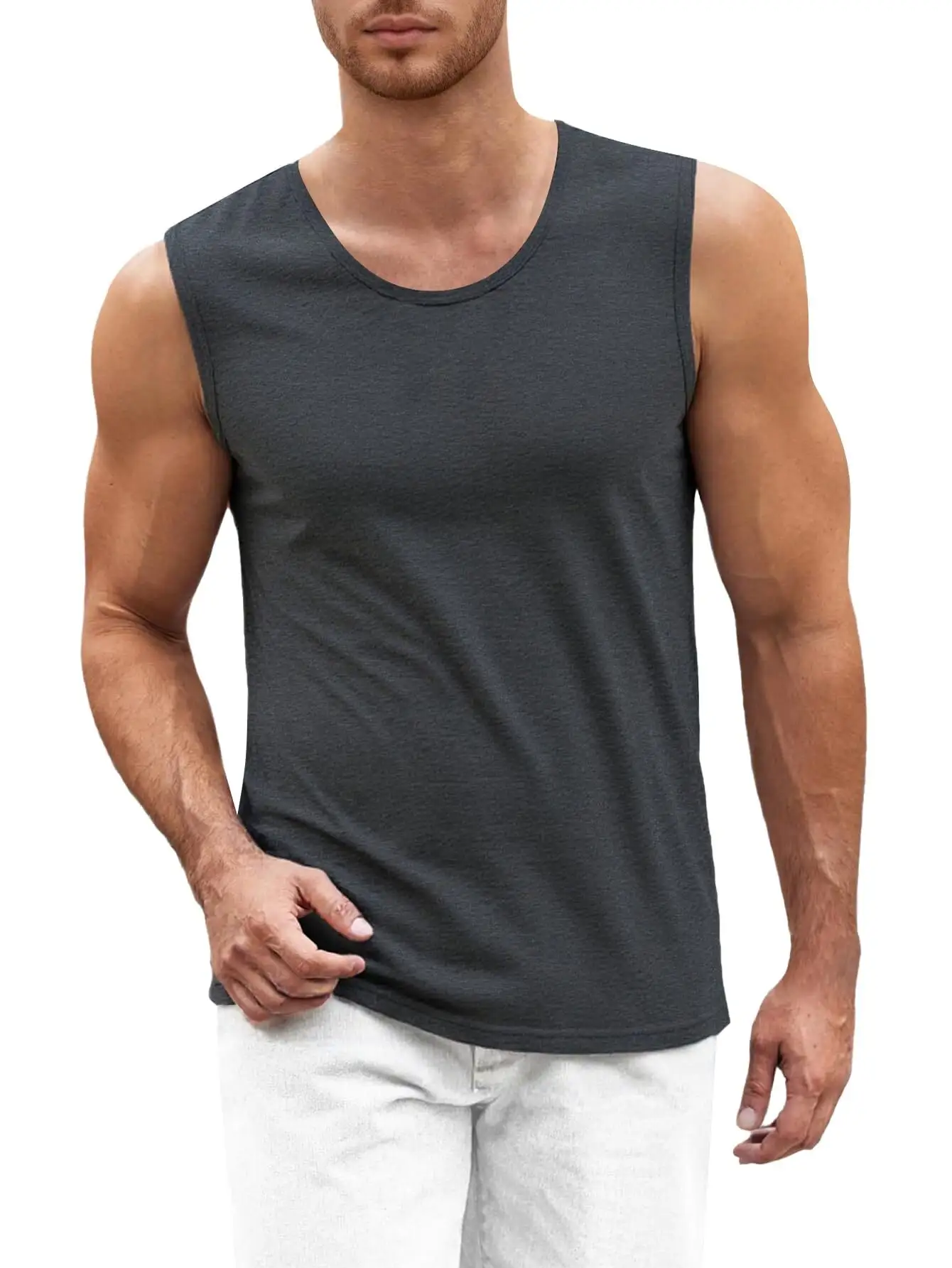 Bamboo T Shirt Manufacturers​ Tank Top Wholesale - UNIT-100 3