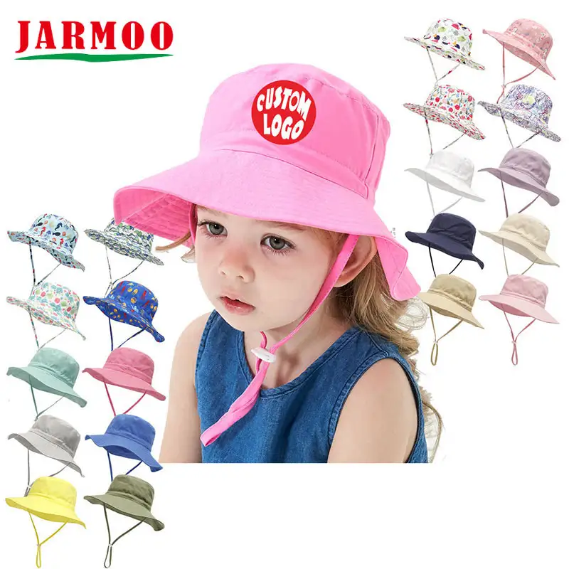 Chapéu de pescador infantil personalizado para meninos e meninas 1