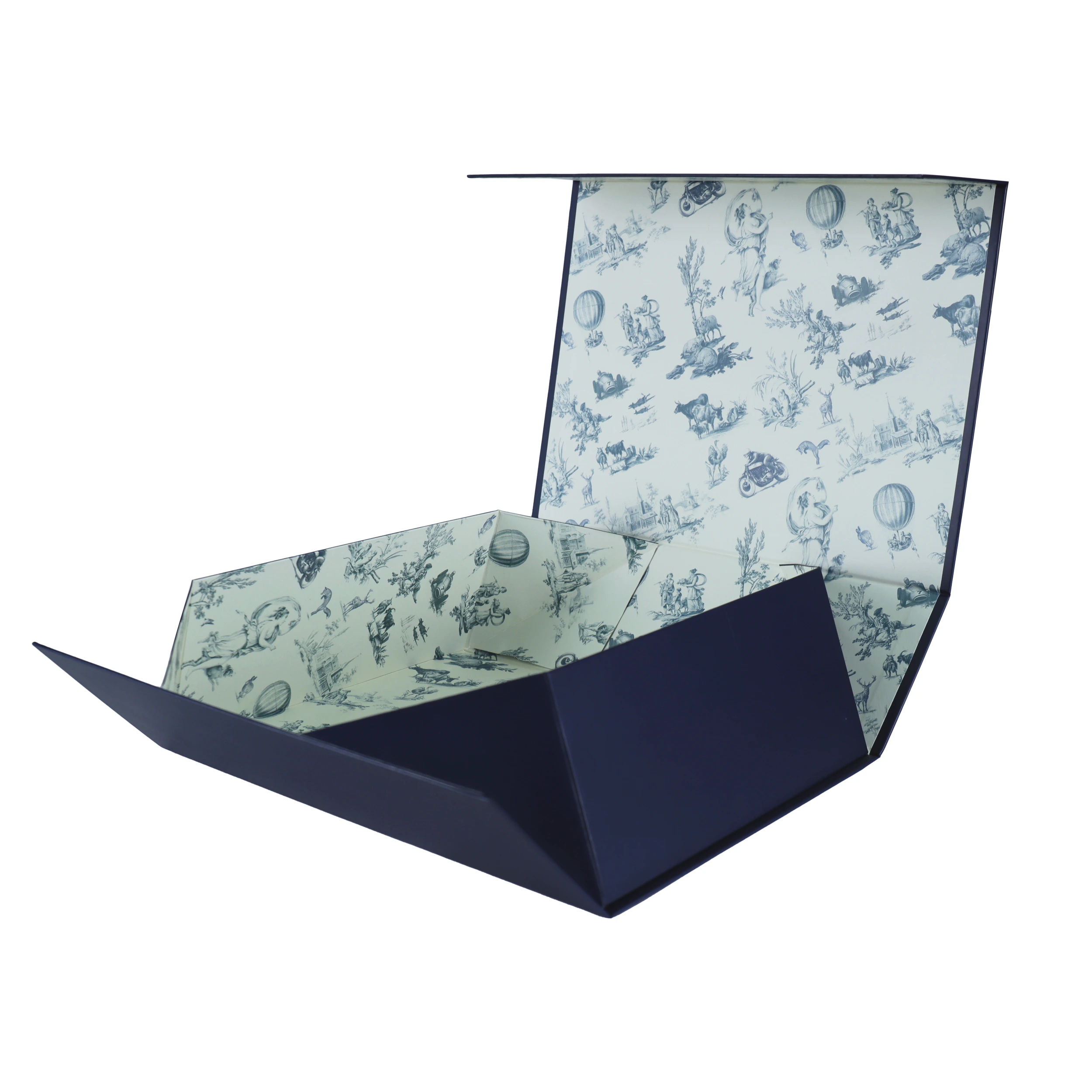 Debossed Logo Gift Box - Soft-Touch Matte with Magnetic Folding for High-end Products - Packshion Packaging 1