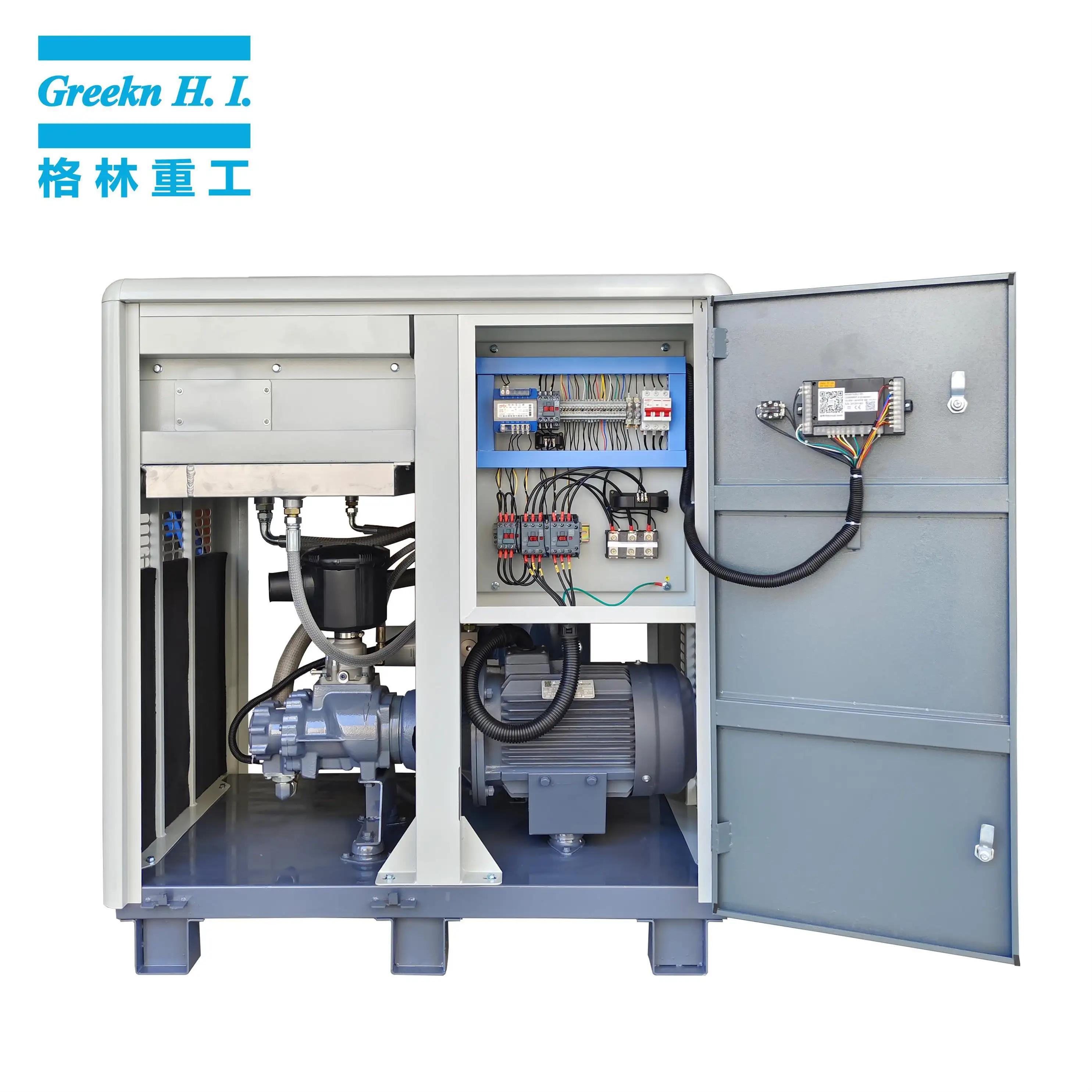 Air Screw Compressor Fixed Speed Rotary Screw Air Compressor Wholesale - Greeknhi Screw Air Compressor 3