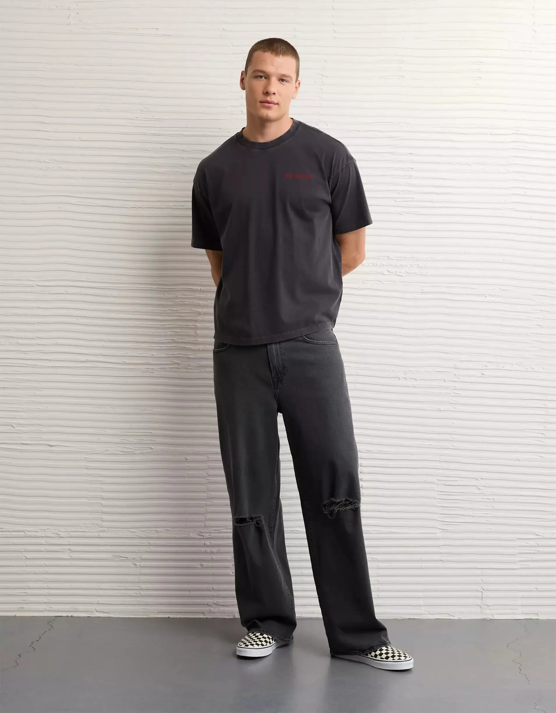 Custom Embroidery T Shirts​​ Boxy Fit T-Shirt Wholesale - UNIT-100 7