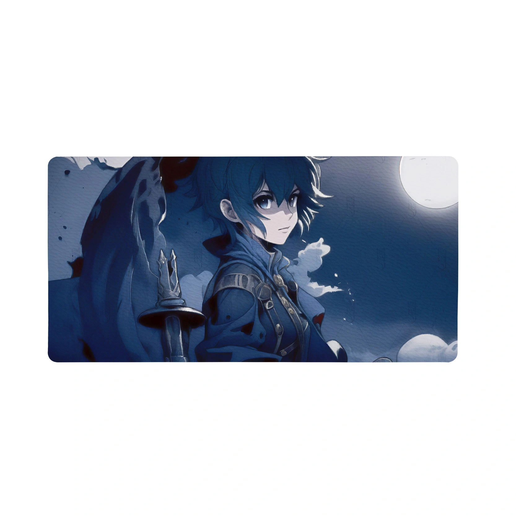 Premium Leather Desk Mat with Natural Cork Base 1