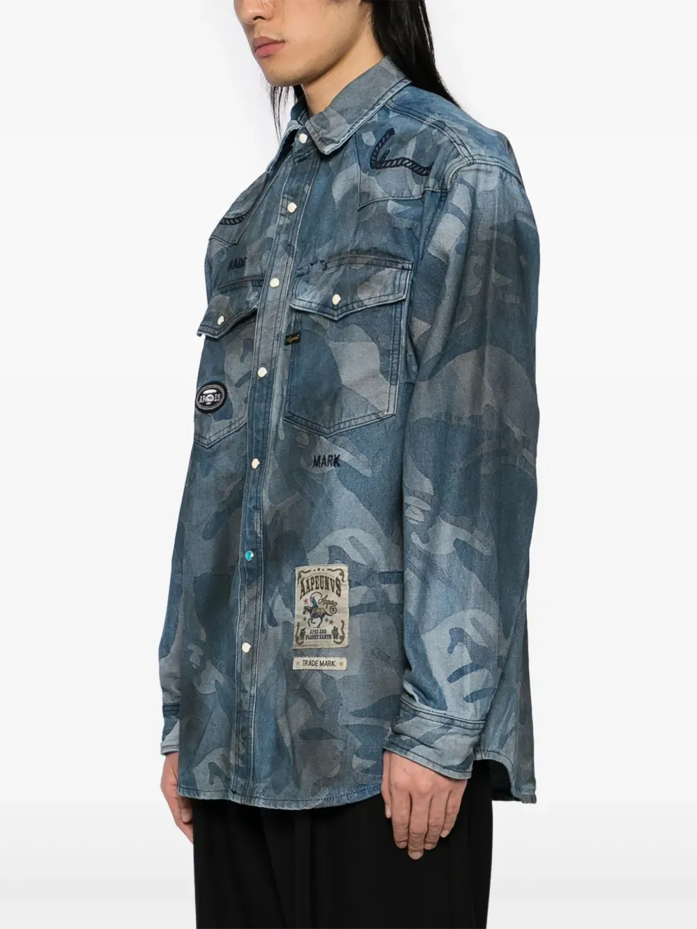 Custom Black T Shirt​ Camo T-Shirt Wholesale - UNIT-100 3