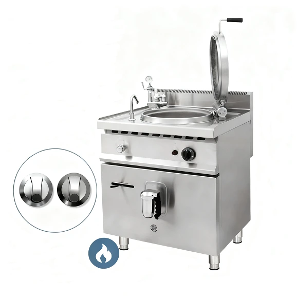 Kaesid Commercial Gas or Electric Soup Kettles -All Stainless Steel Construction 1