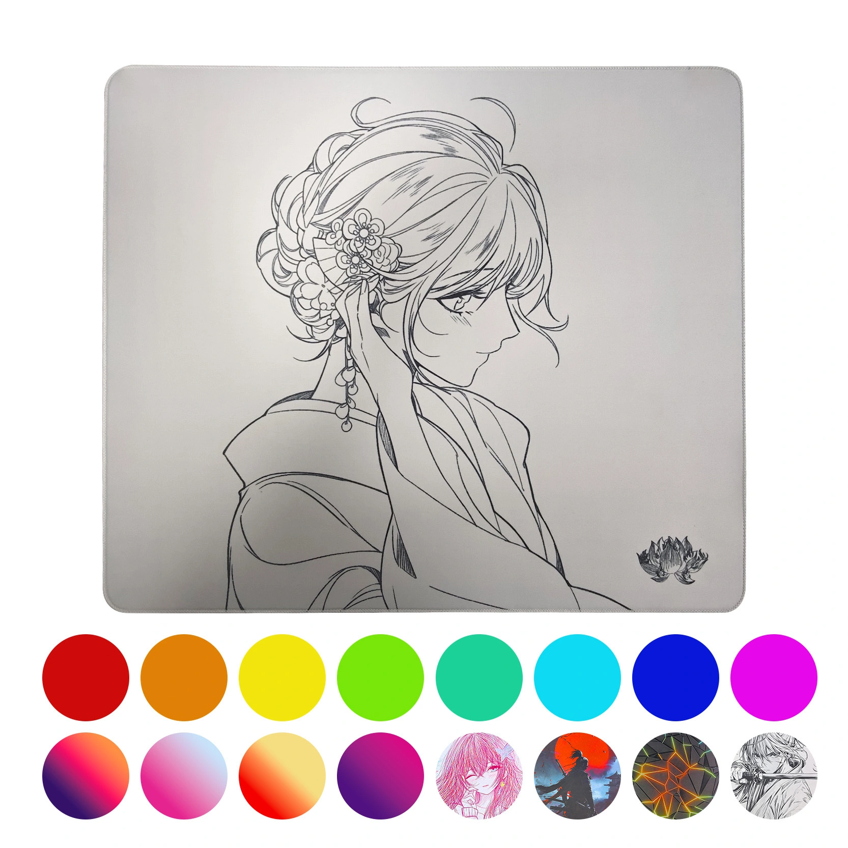 Premium Polyester Gaming Mouse Pad with PORON Base - Ultimate Balance & Durability 1