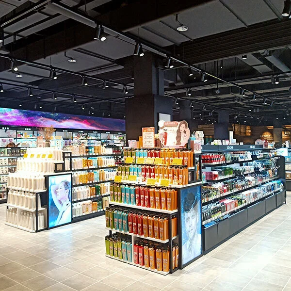 Étagères de supermarché en acier faciles à assembler - Système de rangement pour commerces de détail 1